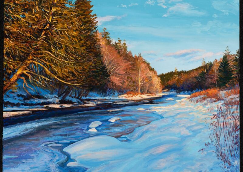 A Winter Evening, Upper Beaverkill