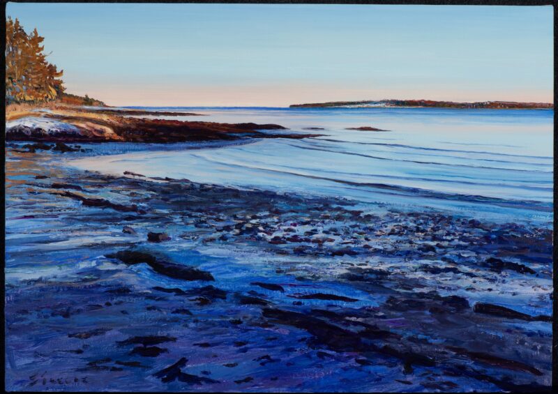 Deserted Beach, Casco Bay
